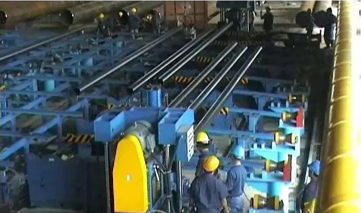 中国二手焊管设备焊管生产工艺规程——平头工序